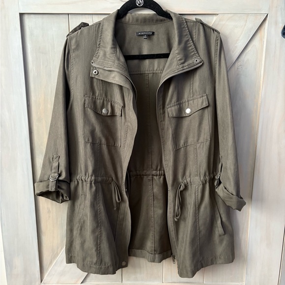 Staccato Jackets & Blazers - Olive Utility Jacket